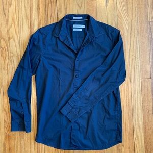 Men’s Calvin Klein Button Up Shirt in Navy, sz S